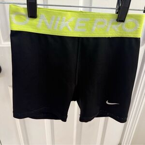 Nike Pro Girls Athletic Shorts